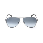 SF167S-033 Sunglasses // Shiny Dark Gunmetal + Gray