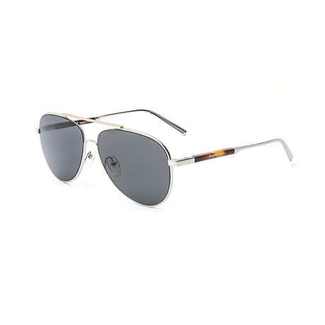 SF174S-035 Sunglasses // Shiny Gunmetal + Gray