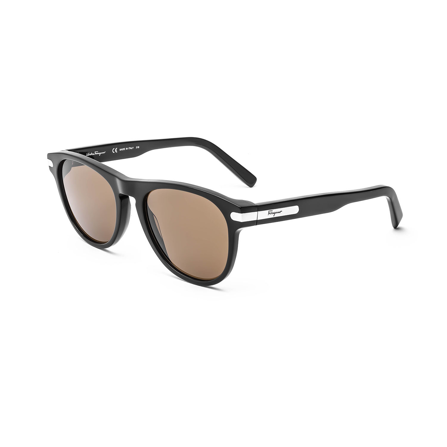 Sf916s 001 Sunglasses Black Brown Salvatore Ferragamo Touch Of Modern 