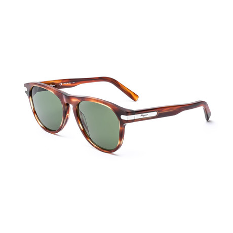 SF916S-214 Sunglasses // Tortoise + Green