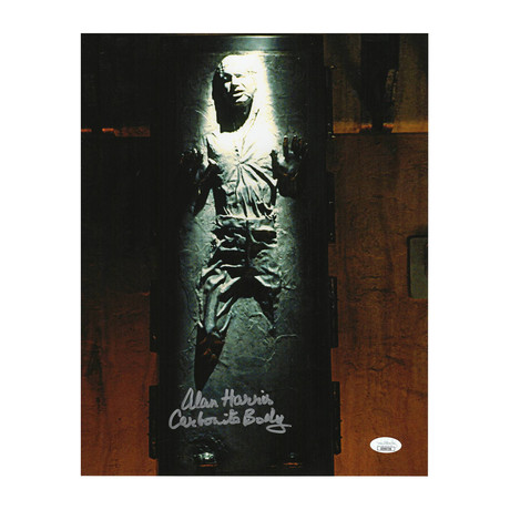 Autographed Photo // Star Wars "Han Solo in Carbonite" // Alan Harris