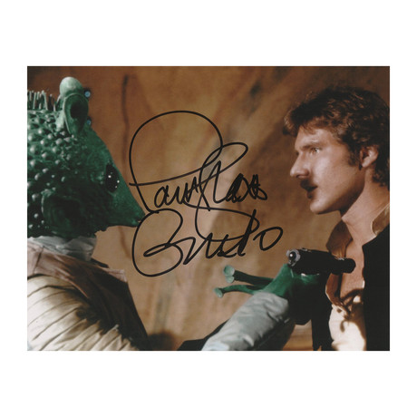 Autographed Photo // Star Wars "Greedo" // Paul Blake // Ver. II