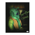 Autographed Photo // Star Wars "Greedo" // Paul Blake // Ver. I