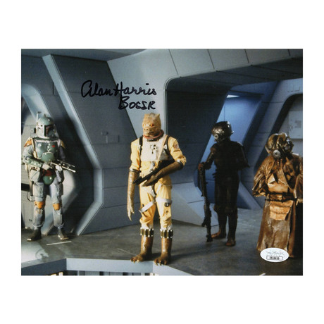 Autographed Photo // Star Wars "Bossk" // Alan Harris