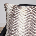 Versailles Pillow // Ivory + Taupe