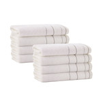 Beykoz // 8 Piece // Hand Towels (Anthracite)
