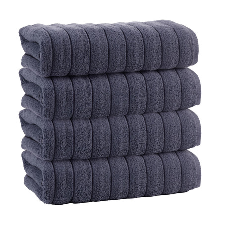 Adana // 4 Piece // Bath Towels (Silver)