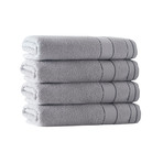 Beykoz // 4 Piece // Bath Towels (Anthracite)