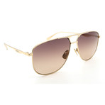 Unisex GG0336S Aviator Sunglasses // Gold