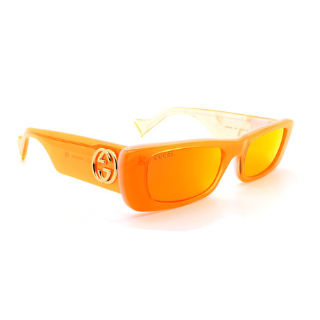 Unisex GG0516S Limited Edition Narrow Sunglasses // Orange