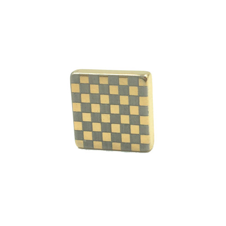 Checkmate Tie Magnet // Gold