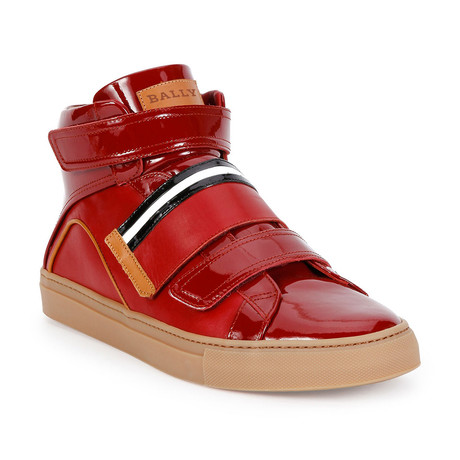 Herick Leather High-Top Sneakers // Red (US: 7)