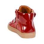 Herick Leather High-Top Sneakers // Red (US: 7.5)