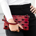 Gone Girl // Leather Clutch // Red