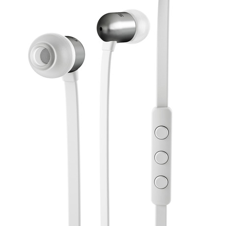 NS400 // Titanium // White + Flat Cable