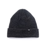 Jackson Knit Beanie // Black + Anthracite