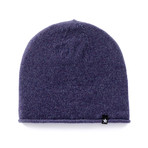 Slap Knit Beanie // Stealth + Purple