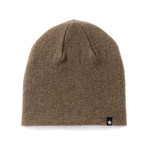 Classy Knit Beanie // Tan Brown