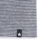 Linea Beanie // Blue + White