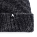 Jackson Knit Beanie // Black + Anthracite