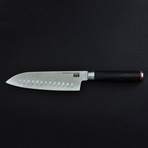 Kotai Santoku // 7" Chef Knife // Hammered Blade