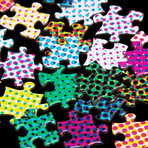 1000 Halftone Colors Puzzle