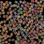1000 Vibrating Colors Puzzle