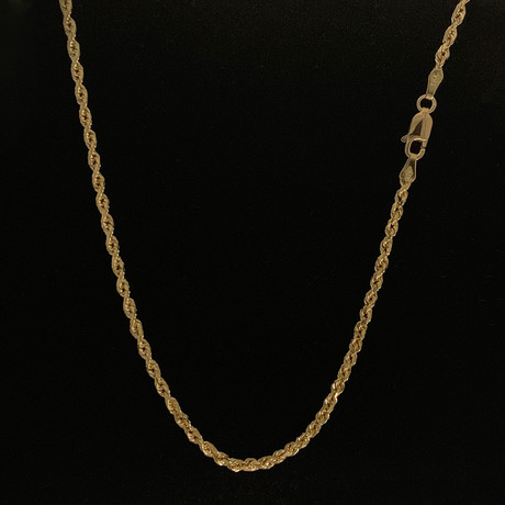 18k hollow gold chain