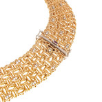 Roberto Coin 18k Two-Tone Gold Diamond Collar Necklace // Store Display