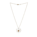 Roberto Coin 18k Two-Tone Gold Diamond + Sapphire Necklace