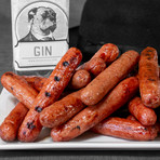GIN Infused Party Pack Bratwurst & Hot Dog // 39 Servings