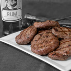 RUM Infused Party Pack Burger & Hot Dog // 33 Servings