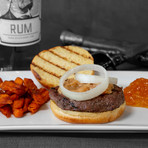RUM Infused Party Pack Burger & Bratwurst // 24 Servings