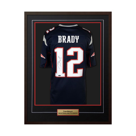 Tom Brady New England Patriots Signed Autographed Jersey Number #1