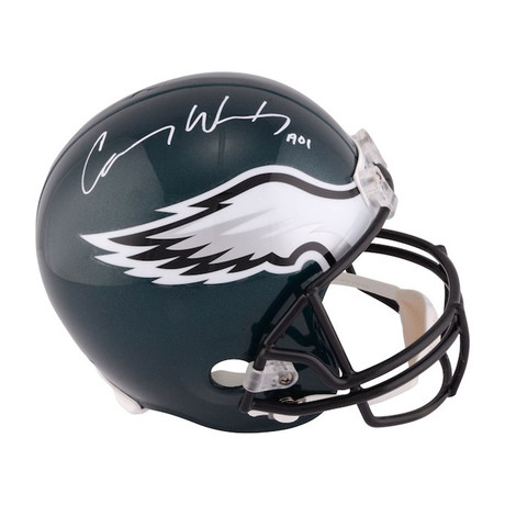 Carson Wentz // Philadelphia Eagles // Signed Helmet // Full-Size Replica