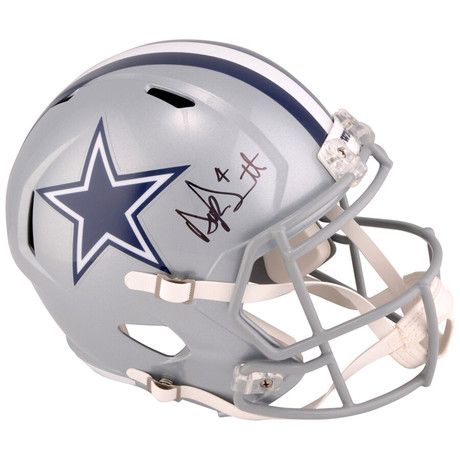 Dak Prescott // Dallas Cowboys // Signed Helmet // Full-Size Replica