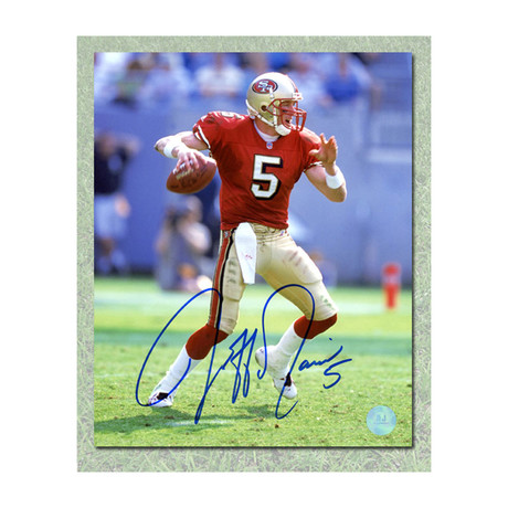 Jeff Garcia // San Francisco 49ers // Autographed Photo (8"W x 10"H)