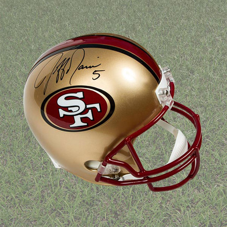 : Jeff Garcia Autographed San Francisco Red Football