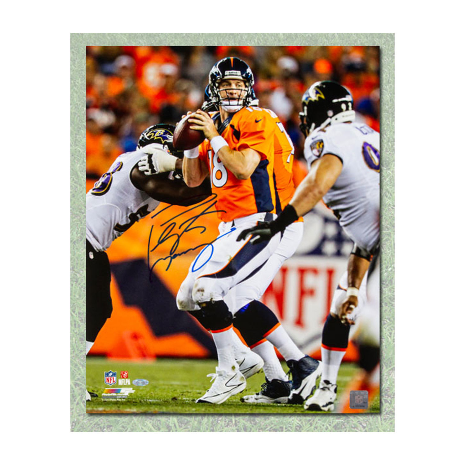 Peyton Manning // Denver Broncos // Autographed Photo Autograph