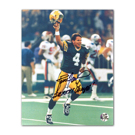 Brett Favre // Green Bay Packers // Signed Super Bowl XXX1 Photo