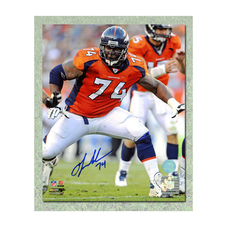 Orlando Franklin // Denver Broncos // Autographed Rookie Photo