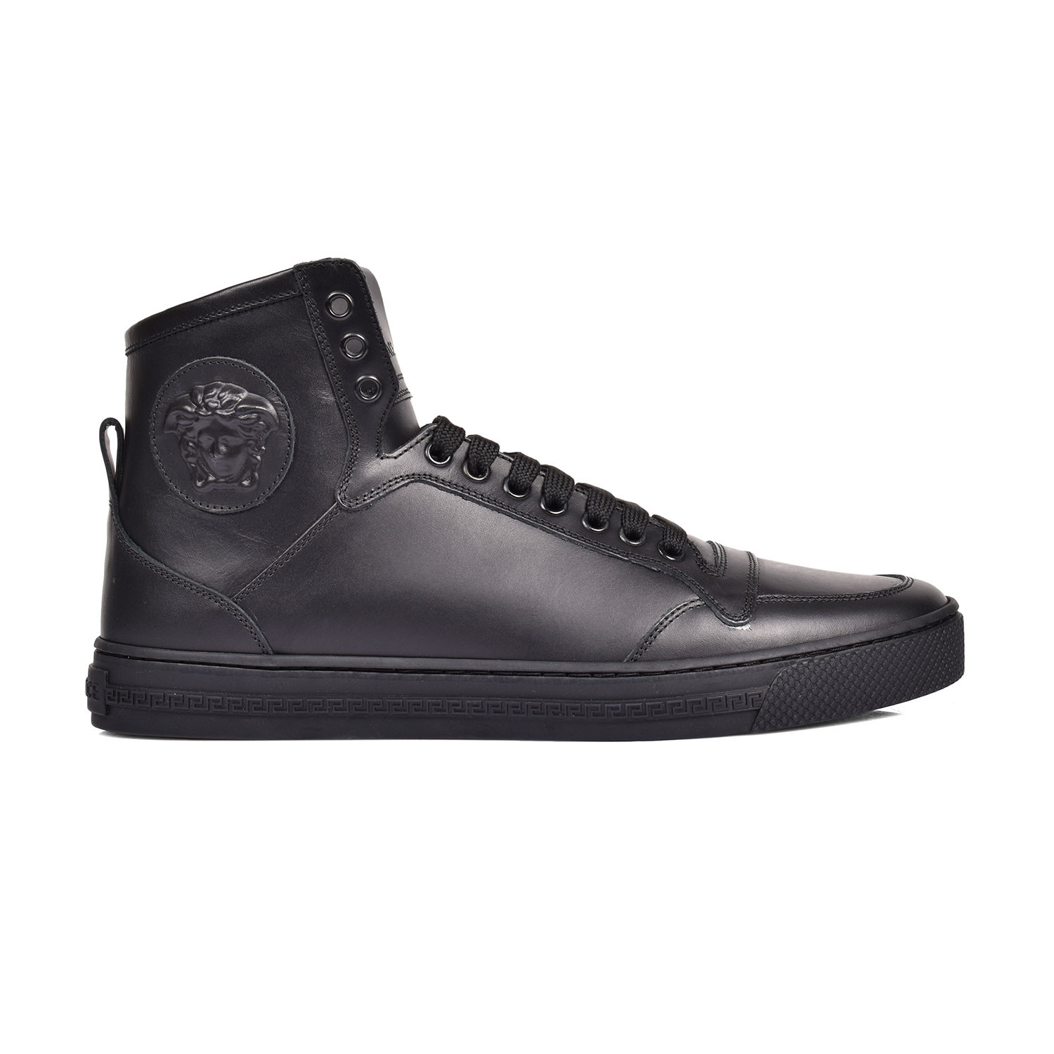 Gianni Versace // Hi-Top Sneakers // Black (Euro: 40.5) - Designer ...