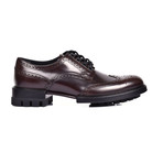 Gianni Versace // Wing Tip Shoes // Burgundy (Euro: 39)