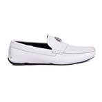 Versace Collection // Driving Shoes // White (Euro: 39)