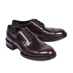 Gianni Versace // Wing Tip Shoes // Burgundy (Euro: 43)