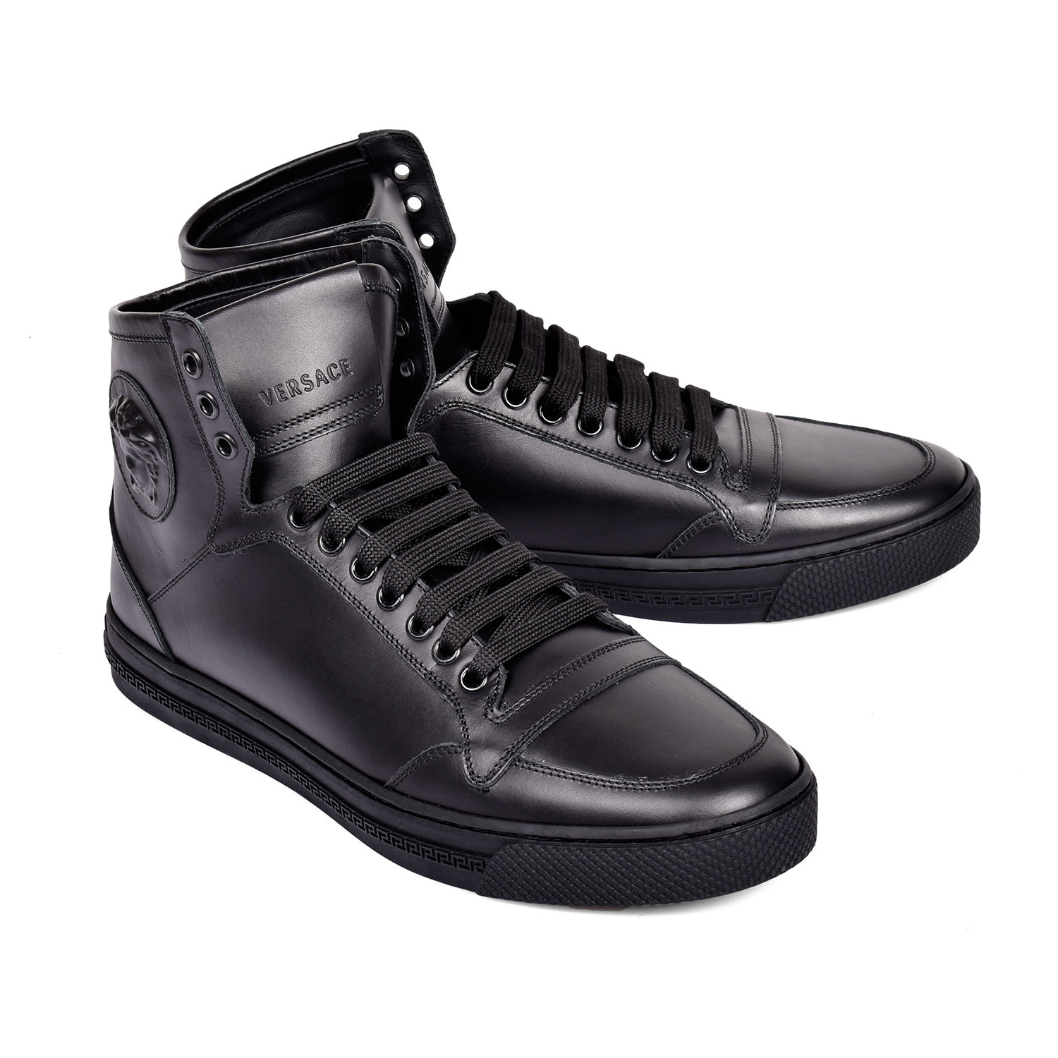 Gianni Versace // Hi-Top Sneakers // Black (Euro: 39) - Versace - Touch ...