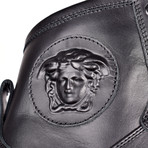 Gianni Versace // Hi-Top Sneakers // Black (Euro: 40.5)