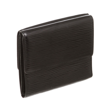 Men's Epi Leather Elise Wallet // Black // Pre-Owned