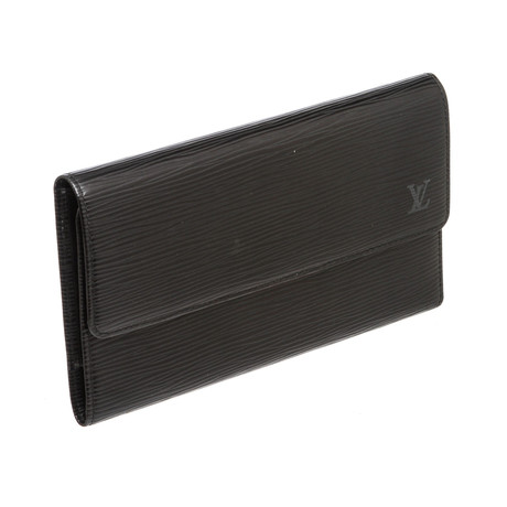 Unisex Epi Leather International Wallet // Black // Pre-Owned