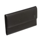 Unisex Epi Leather International Wallet // Black // Pre-Owned